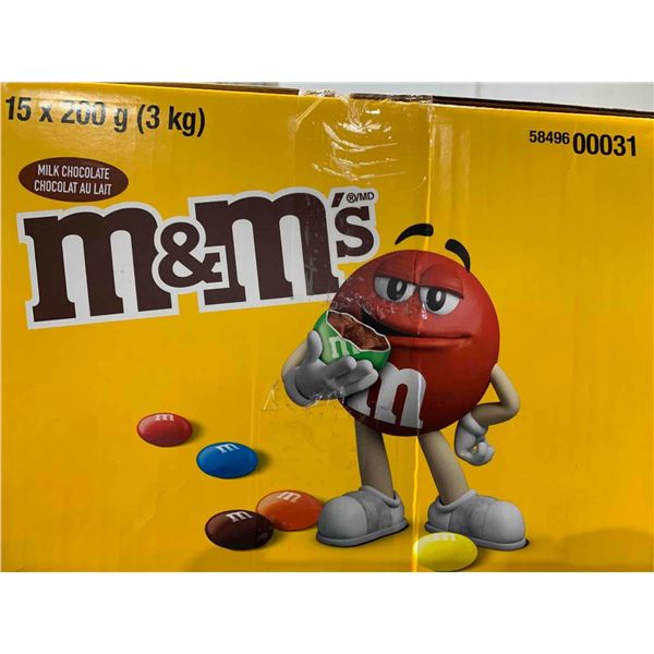 CASE LOT - M & M's milk chocolate 15 x 200g