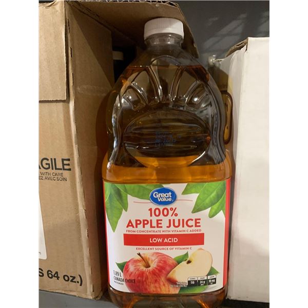 CASE LOT - Apple juice 6 x 1.89L