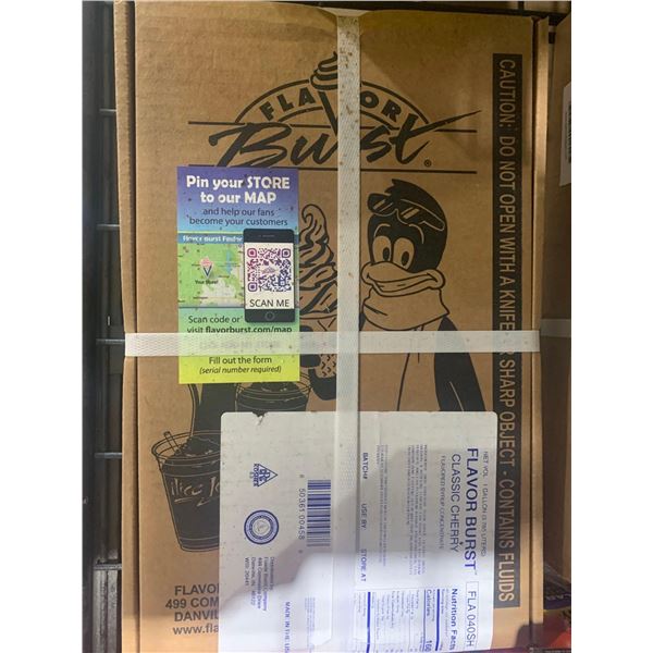 CASE LOT - Flavour burst classic cherry syrup 3.785L