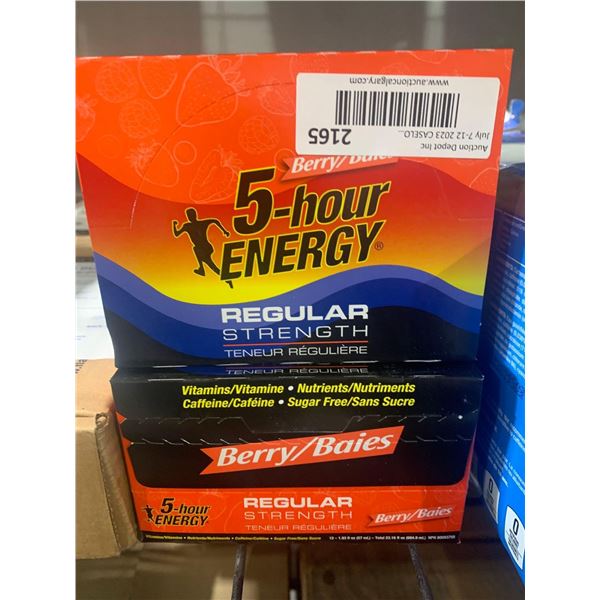 CASE LOT - 5 hour energy regular strength 12 x 57ml