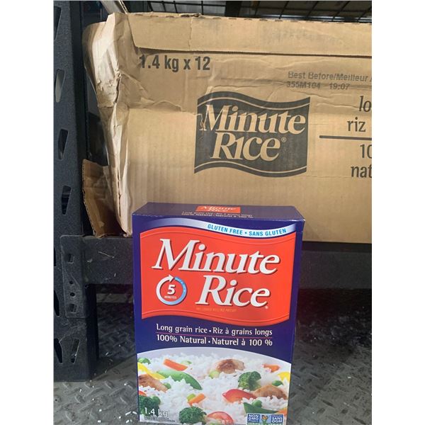 CASE LOT - Minute rice 12 x 1.4kg