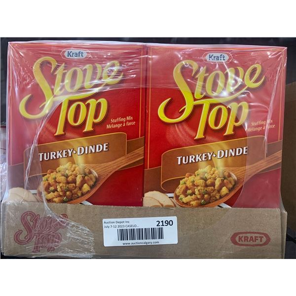 CASE LOT - Stove top turkey stuffing 12 x 120g
