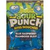 Image 1 : CASE LOT - Sour punch bites blue raspberry 12 x 142g