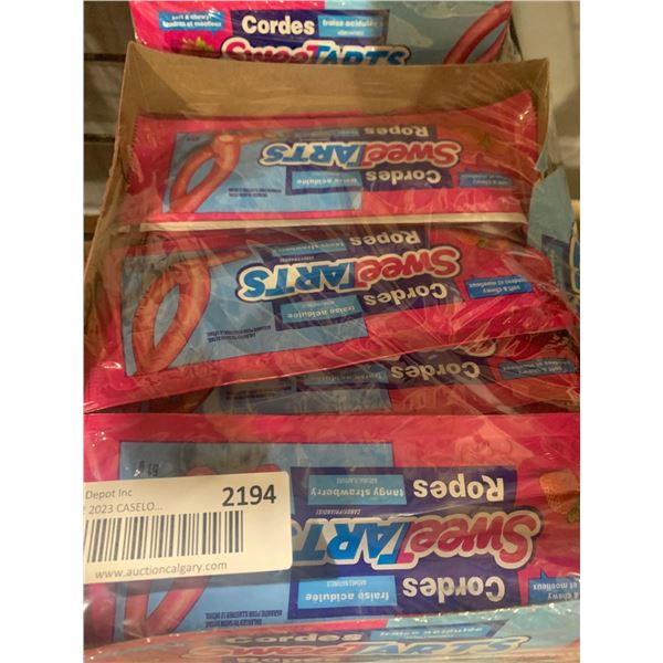 CASE LOT - Sweet tart ropes 24 x 51g