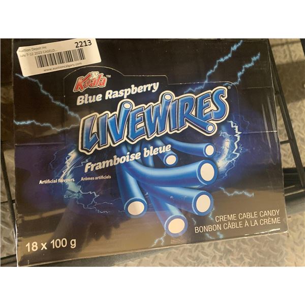 CASE LOT - Koala blue raspberry livewires 18 x 100g