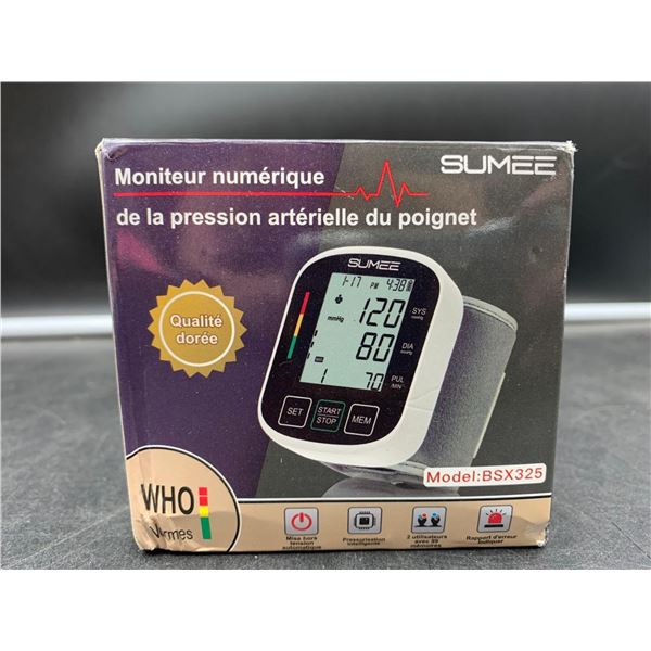Sumee Wrist Digital Blood Pressure Monitor