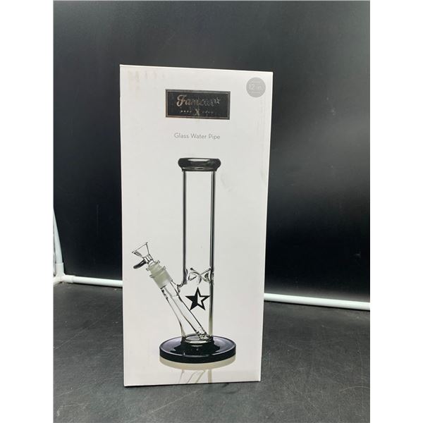 Famous X 12in Glass Water Pipe