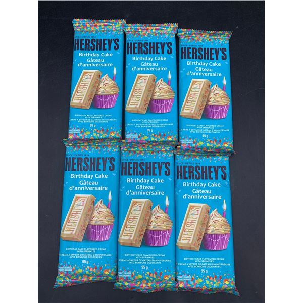 Hershey's Birthday Cake Candy Bars (6 x 95g)