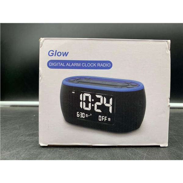 Glow Digital Alarm Clock Radio