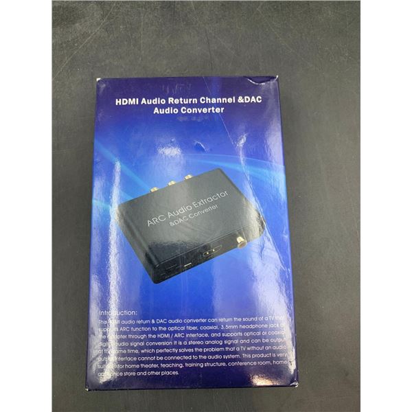 HDMI Audio Return Channel & DAC Audio Converter