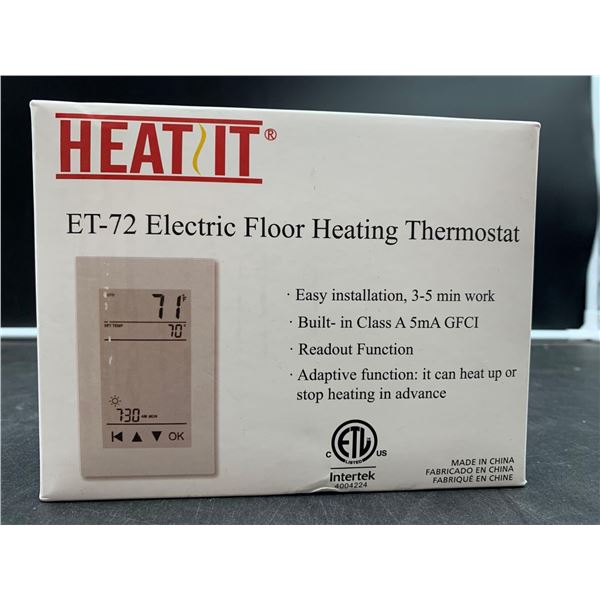 Heat It ET-72 Electric Floor Heating Thermostat