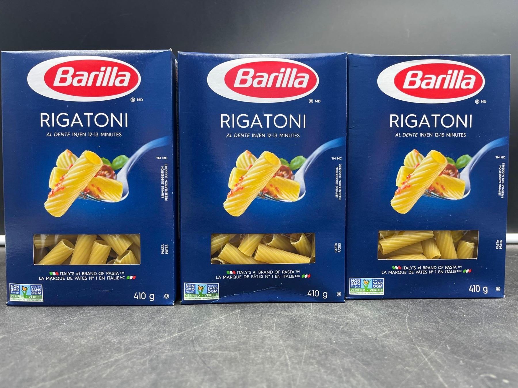 Barillo Rigatoni Barilla Rigatoni Noodles (3 x 410g)