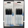 Image 1 : Staples Assorted Black Dry Erase Markers (2 x 4)