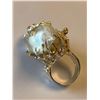 Image 3 : Natural Pearl Sculpted Spider 30 Carat Baroque Cut Ring - Appraisal Certificate Value $1300.00