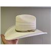 Image 4 : Mens Size 7 1/8 Straw Cowboy Hat - ESTATE ITEM