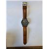 Image 2 : Fossil Mens Date Faced Leather Strap Wrist Watch - ESTATE ITEM