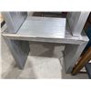 Image 3 : Set of 2 Grey Side Tables See pics for Slight damage