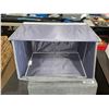 Image 3 : Collapsible Front Opening Felt Fabric Storage Totes lot of 2