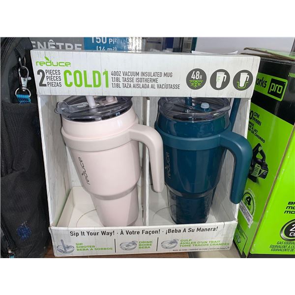40 oz vacuum insulated mug lot of 2
