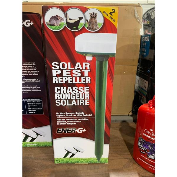 Solar pest repeller stake lights 2 pack