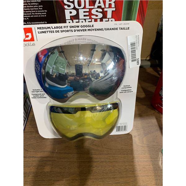 Bolle medium/large fit snow goggles