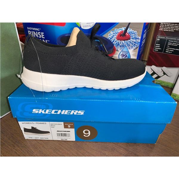 Sketchers womens black shoe size 9