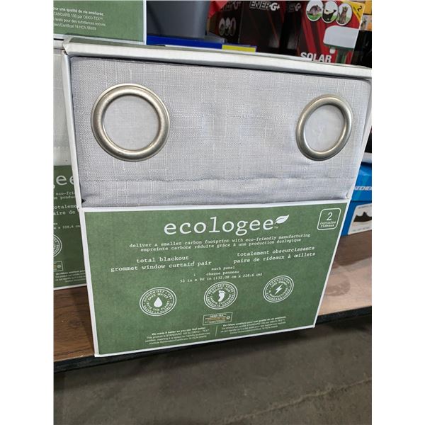 Ecologee total blackout grommet window curtain 2 pack