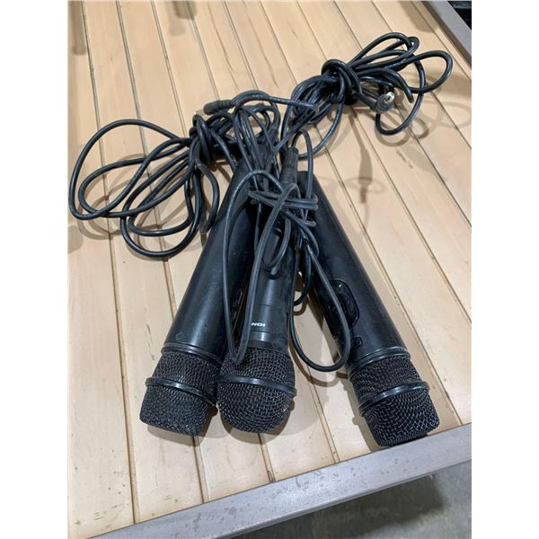 Lot of 3 microphones