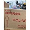Image 2 : Plastic soup spoons 1000 count