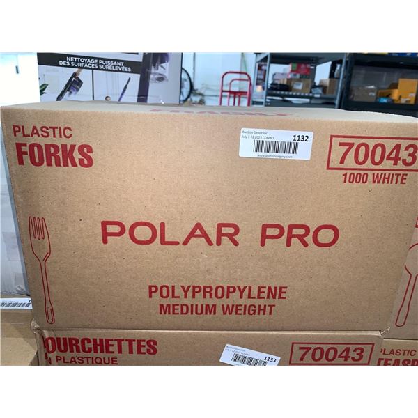 Polar pro plastic forks 1000 count