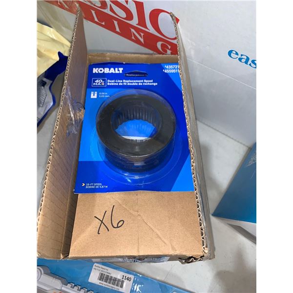 Kobalt dual line replacement spool 6 count