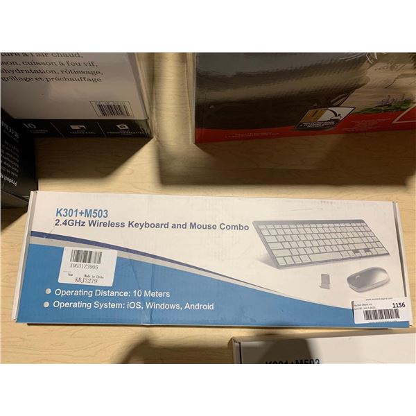 K301+M503 2.4 Ghz Wireless Keyboard & Mouse