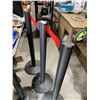 Image 3 : Lot of 4 black stanchions