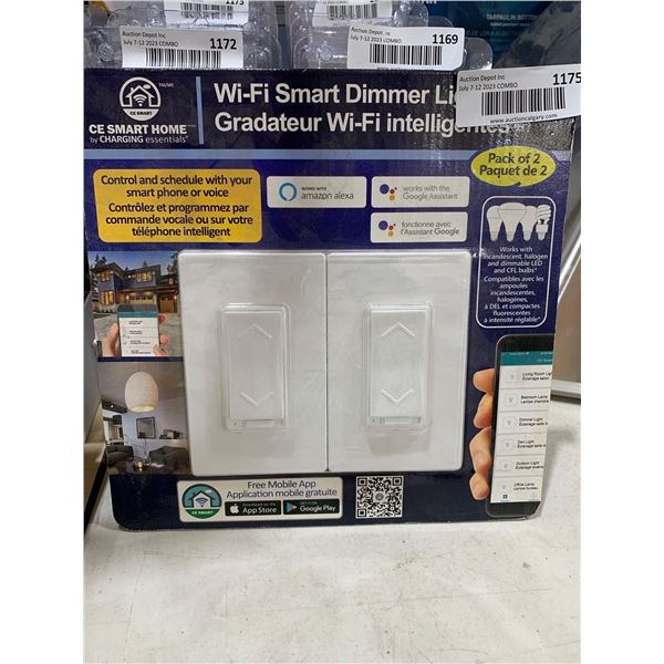 Wi-fi smart dimmer light switch