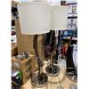 Image 1 : Lot of 2 desk lamps with white shade