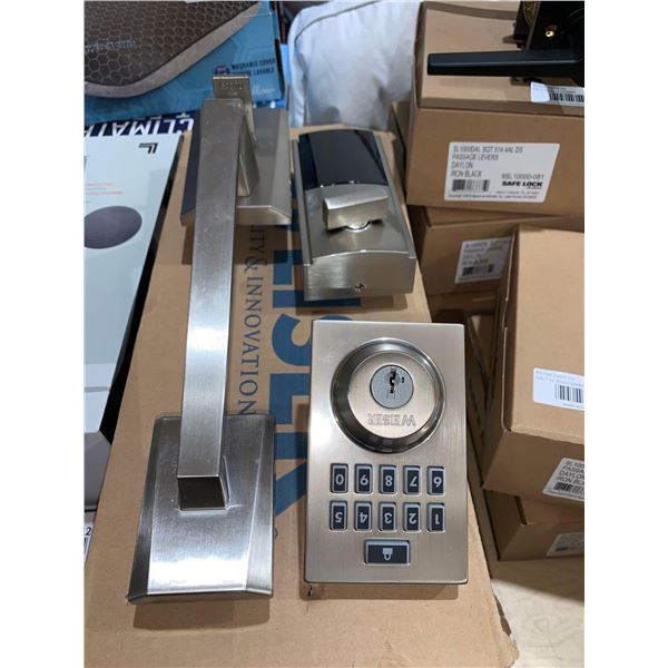 Weiser camino handlest low profile satin chrome set -sold as shown