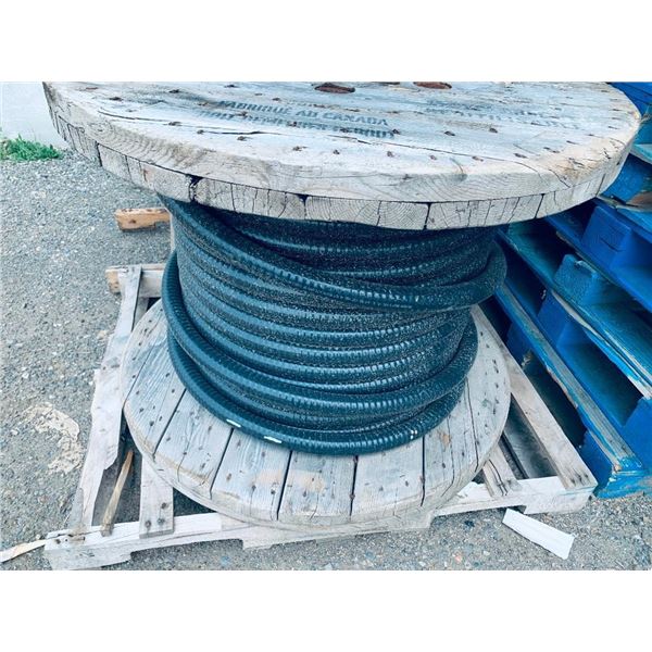 Spool of ACWU90 250/aL 4 wire aluminum coated wire - 73meters