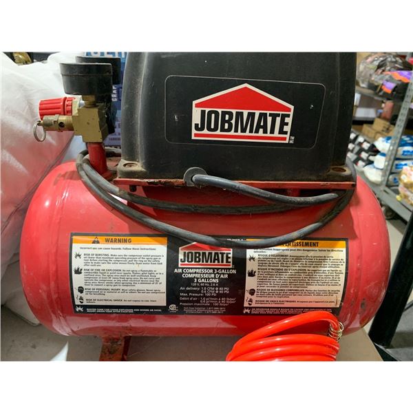 Jobmate air compressor 3-gallon