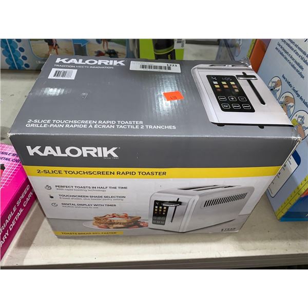 Kalorik 2 slice touchscreen rapid toaster