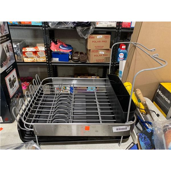 KitchenAid Full Size Expandable Dish-Drying Rack, 24-Inch, Black