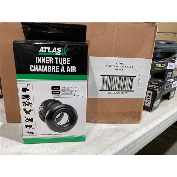 Atlas Inner Tire Tube for 4" Rim Lot of 5