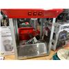 Image 3 : Bullseye’s Commercial Grade 8oz Popcorn Machine with cart MISSING 1 Door Panel