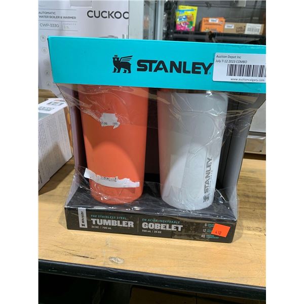 Stanley 24oz Tumbler Set Stainless Steel 2 Set