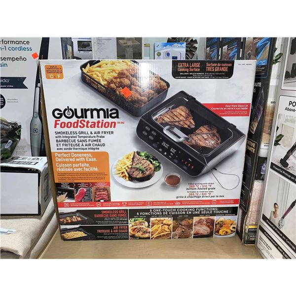 Gourmia Food Station Smokeless Grill & Air Fryer