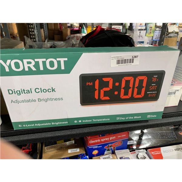 Yortot Digital Clock