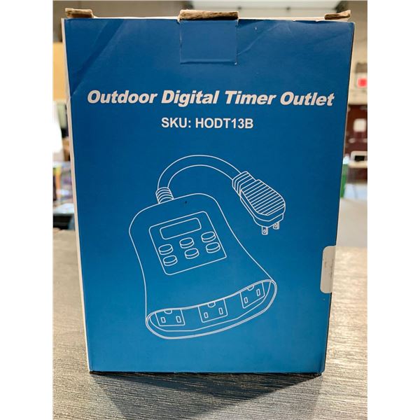 Outdoor Digital Timer Outlet