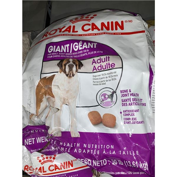 Royal Canin Giant Breed Dog Kibble Adult 30lb Bag