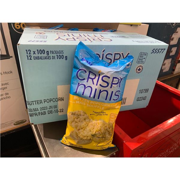 Crispy Minis Butter Popcorn Snacks 12x100g