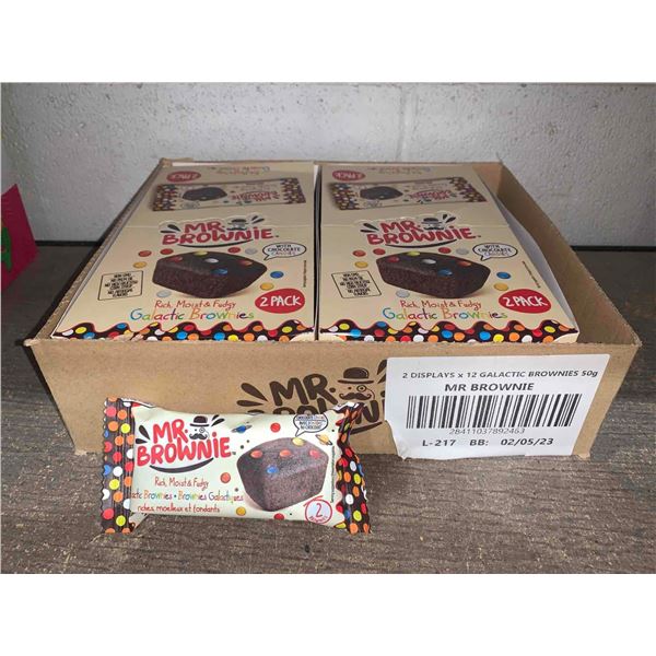 Mr Brownie Rich Moist & Fudgy Galactic Brownies 24x50g