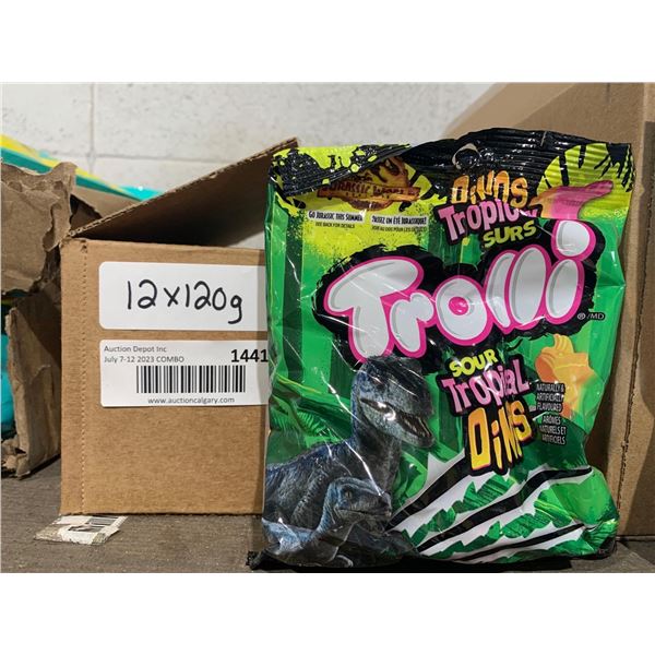 Trolli Sour Tropical Gummies 12x120g